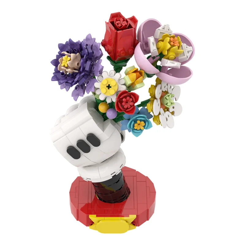 Flower Vase Model Building Blocks