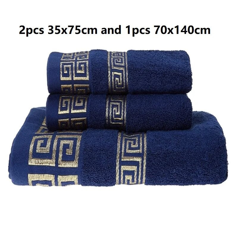 3 Piece, Cotton Towel Set