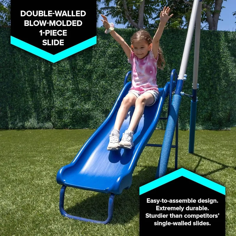 Sportspower Swing Set with Slide