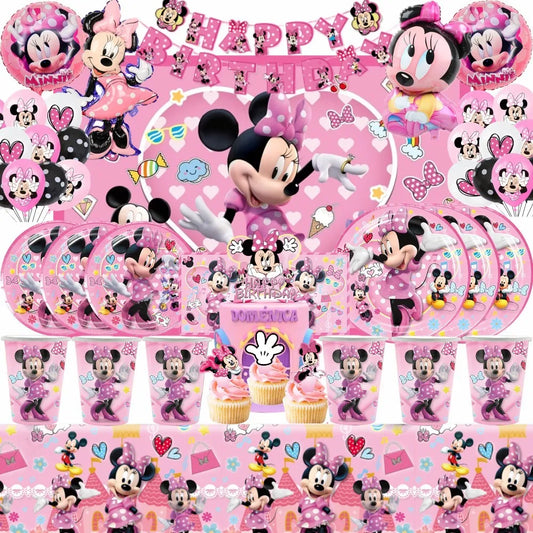One to Nine Years Old Minnie Mouse Party Decorations