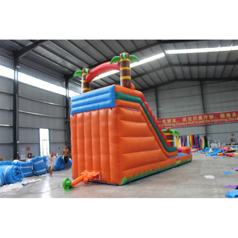 Commercial Inflatable Bouncy Water Slide for Kids and Adults (Blower Included)
