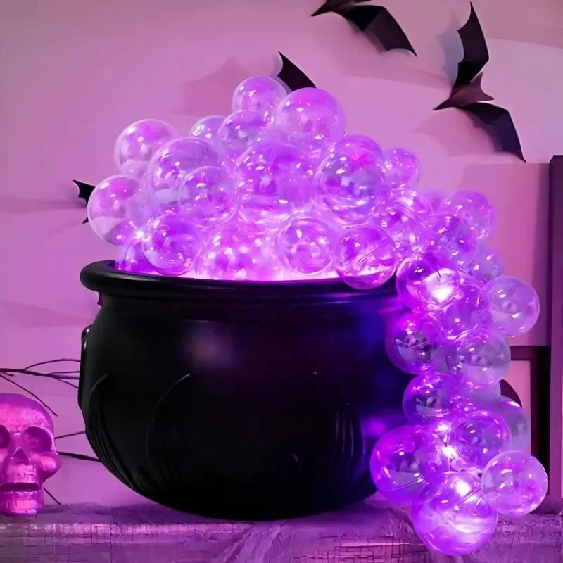 Mini Halloween Witch Bubbling Magic Cauldron