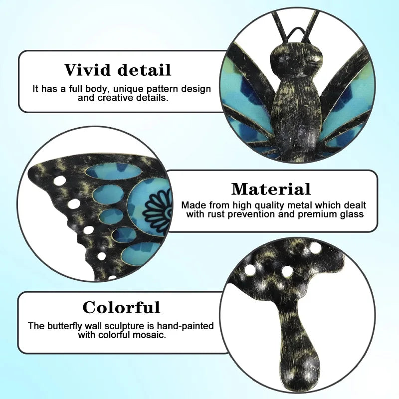 Butterfly Metal Wall Decoration