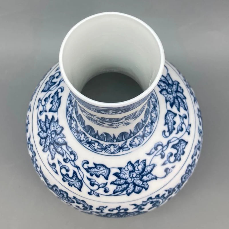 Jingdezhen-Blue and White Porcelain Flower Vases