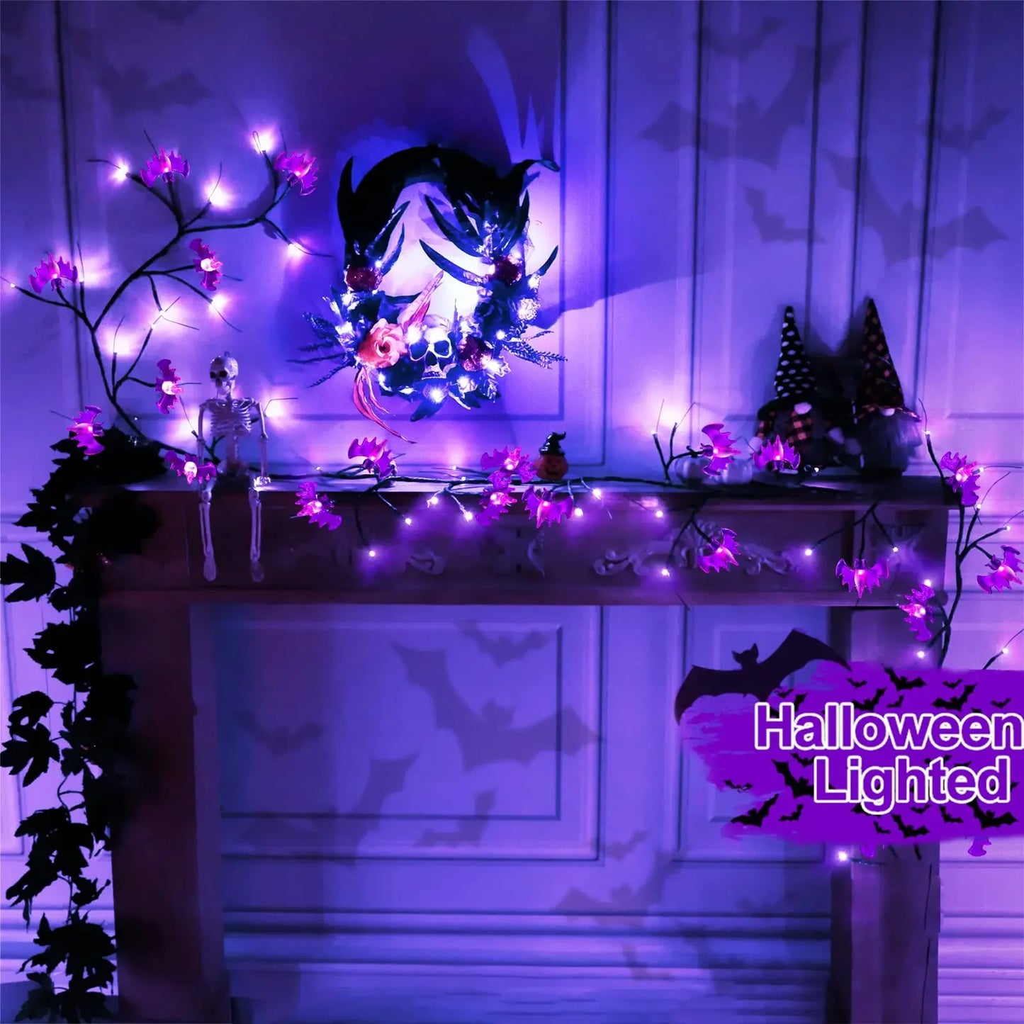 Halloween LED Garland Lights