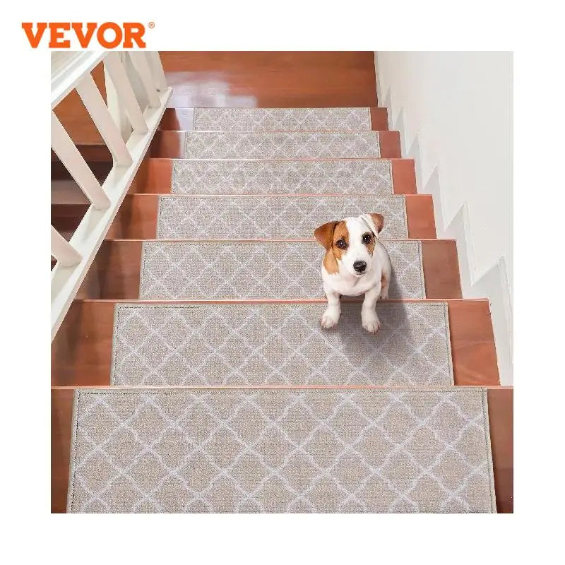 VEVOR Anti-Slip Carpet Stair Treads, Set