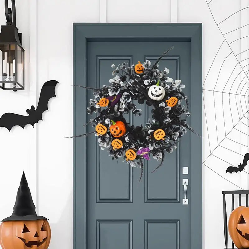 Halloween, Fall Pumpkin Wreath