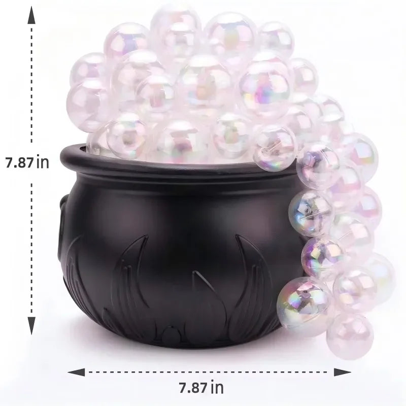 Mini Halloween Witch Bubbling Magic Cauldron