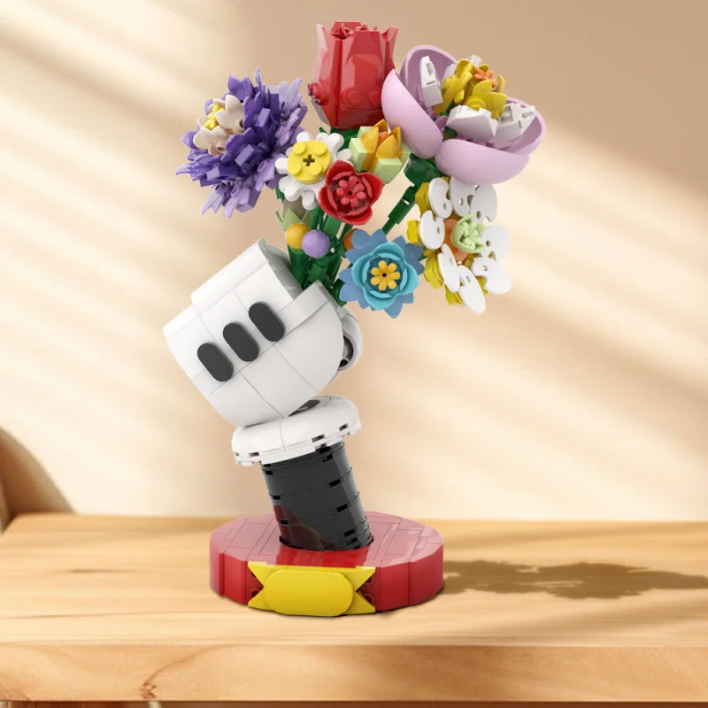 Flower Vase Model Building Blocks