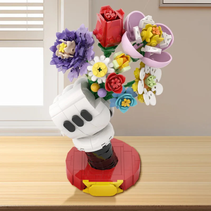 Flower Vase Model Building Blocks