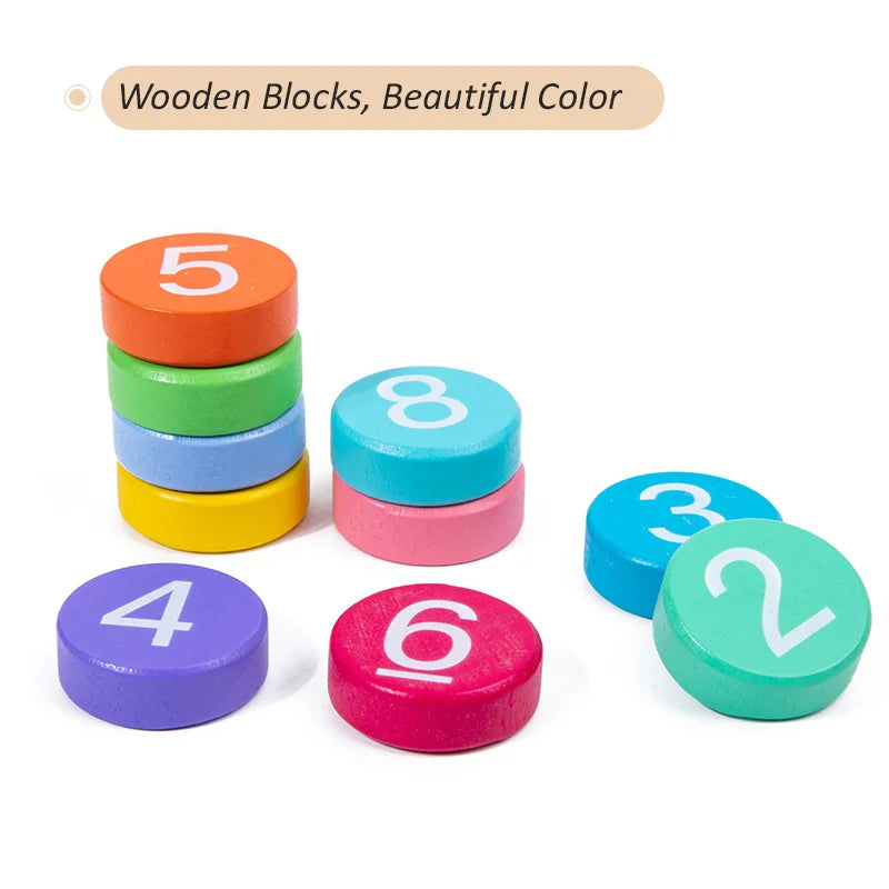 Montessori Educational Wooden Math Game