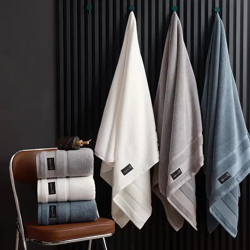 Inyahome 100% Cotton Towels, 1 or 4 pc Hand/Bath Set