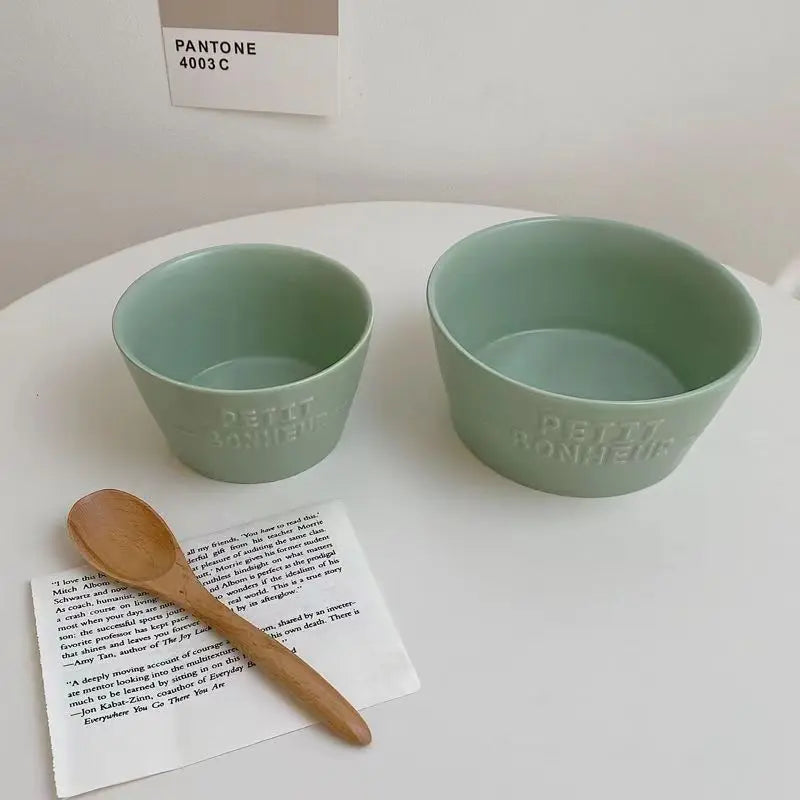 Korean Ins Ceramic Bowls