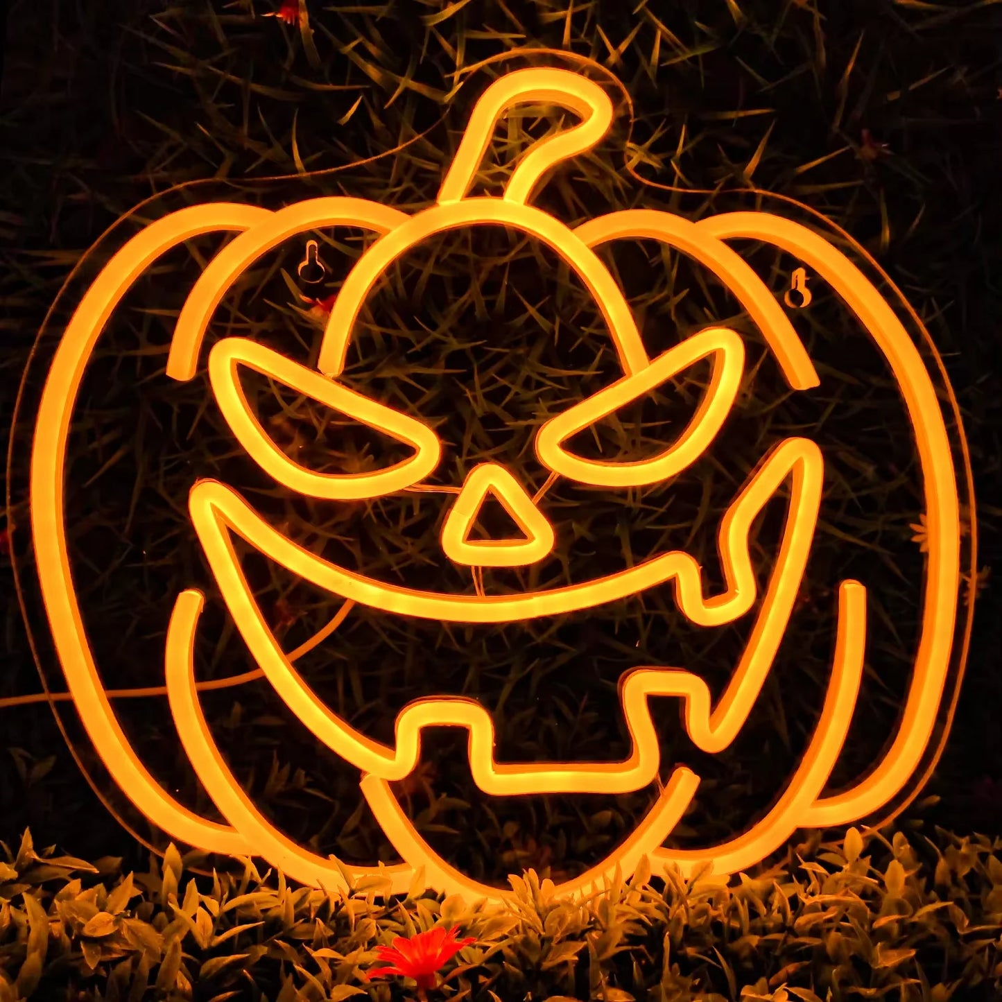 Neon Pumpkin, Ghost or Bat Neon Led Halloween Decoration Sign