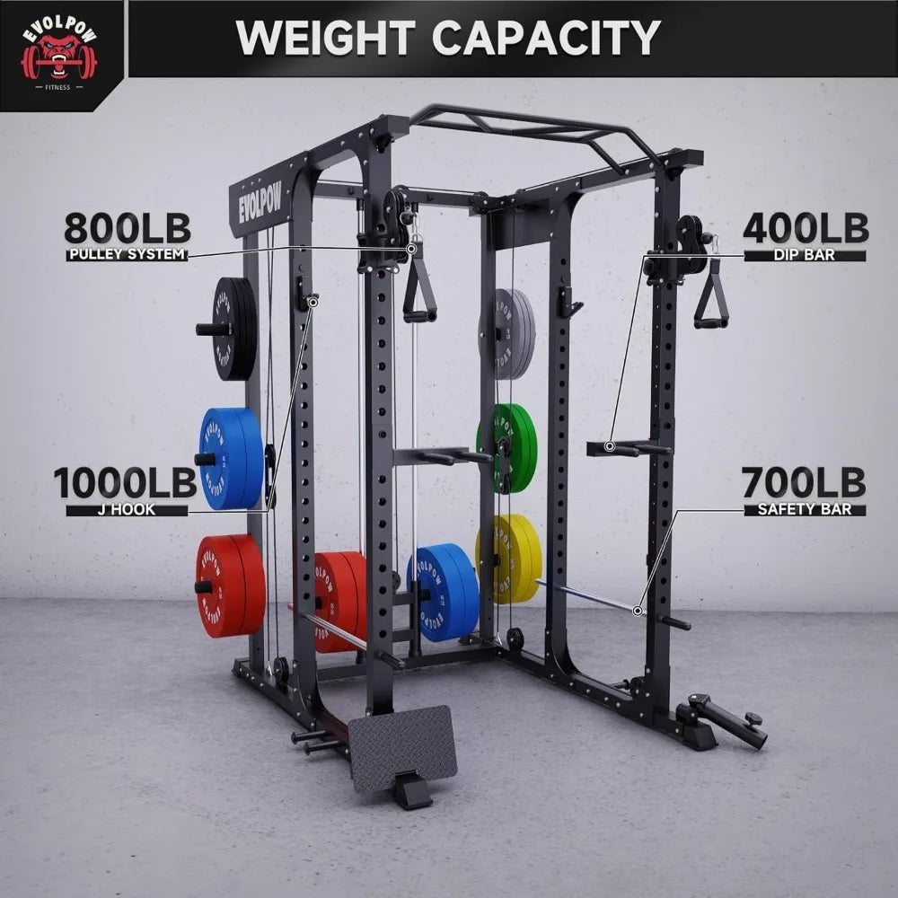 EVOLPOW P3A Power Squat Weight Bench