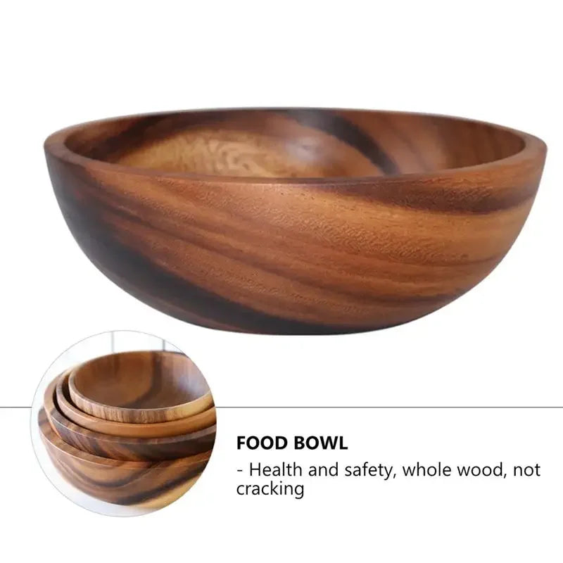 Natural Acacia Wooden Bowl
