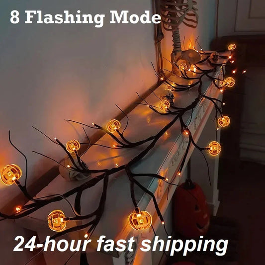 Halloween LED Garland Lights