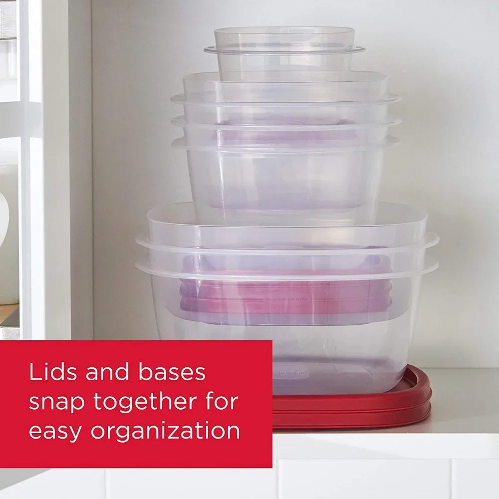 Rubbermaid Easy Find Lids 40pc Food Storage Containers with Vented Lids